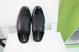 Leather Suede Slip- Shoes