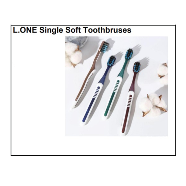L.ONE Single Soft Toothbruses