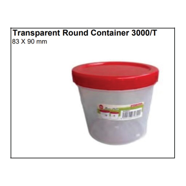 Transparent Round Container