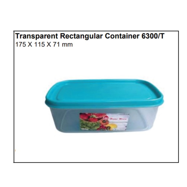 Transparent Rectangular Container