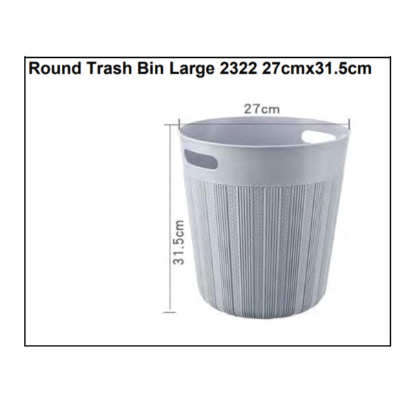 Round Trash Bin Large/ small = total 3 type