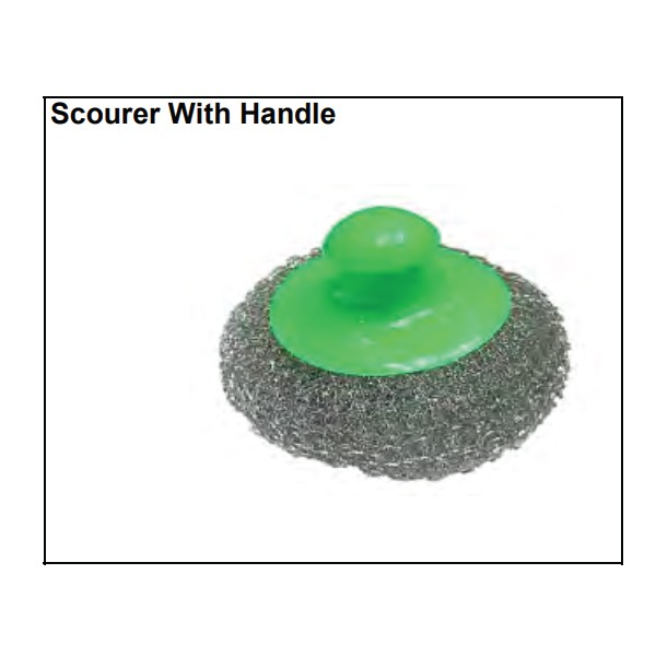Scourer With Handle